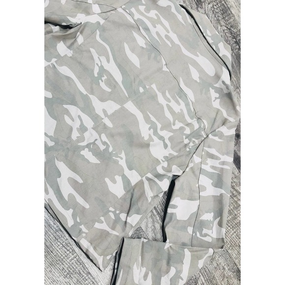 NWT Adyson Parker Camo Jacket Sz L Chest 40/42” Moto Jacket Womens Green Camo - Picture 3 of 6